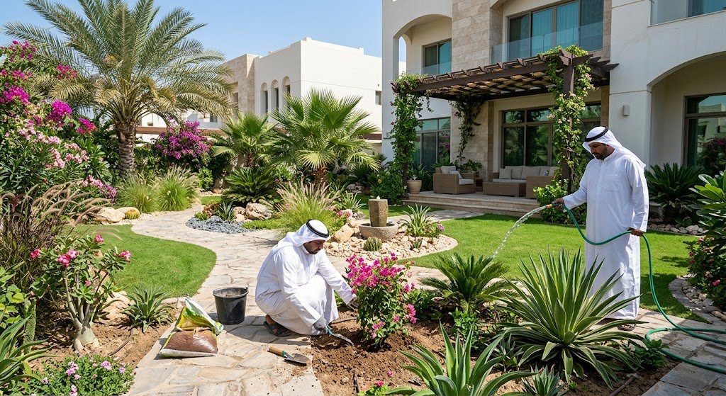 خبير تصميم وتنسيق اللاندسكيب والمساحات الخضراء بدولة الكويت افضل مصمم حدائق في الكويت لعمل لاندسكيب مميز